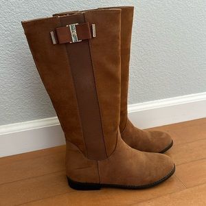 Michael Kors Big Kids’ brown tall boots, size 4